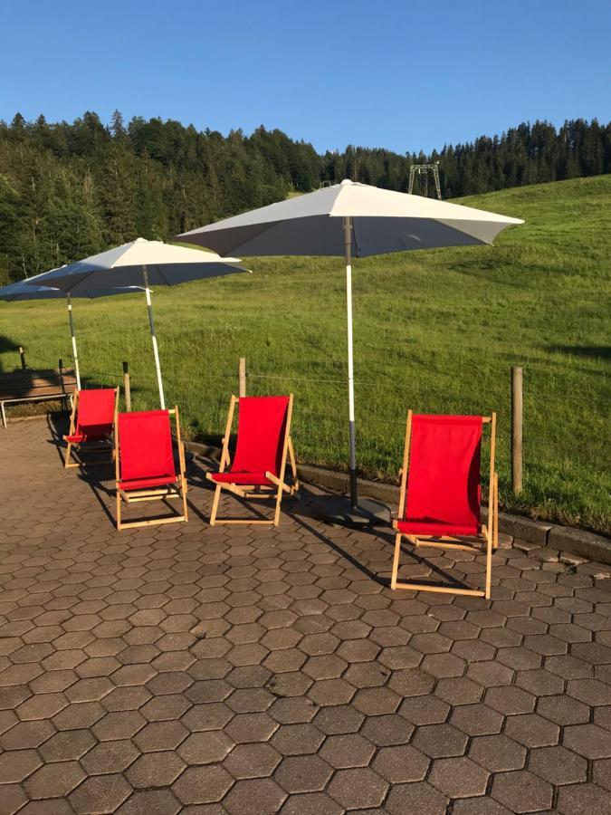 Kraehenberg Am Rande Der Wildnis Lägenhet Sibratsgfäll Exteriör bild